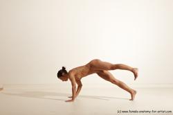 Modern Aerobic reference poses of Estera